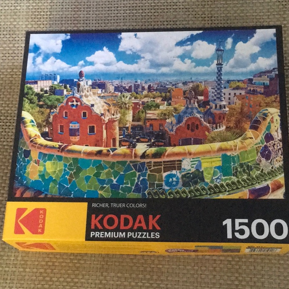 1500 piece puzzle of Barcelona